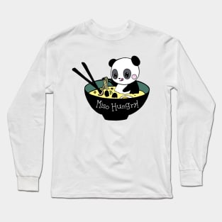 Miso Hungry Panda Long Sleeve T-Shirt